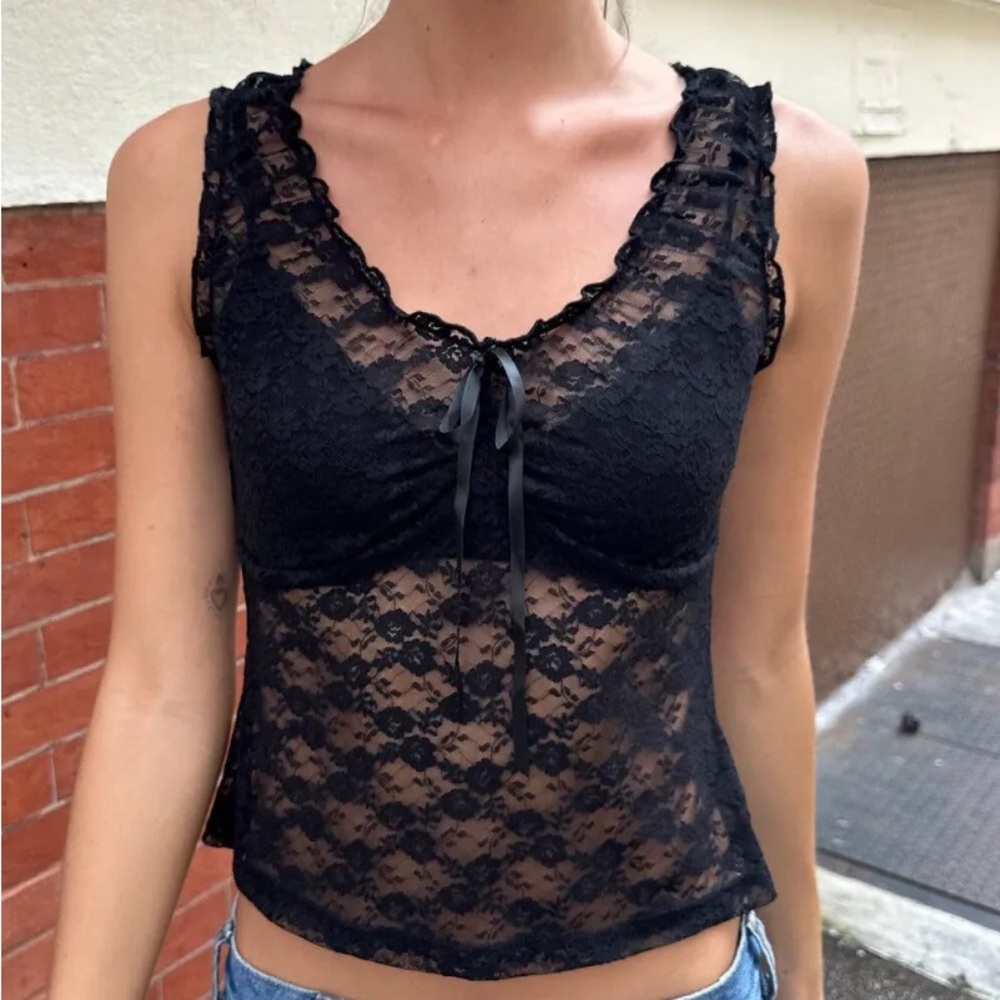 Brandy Melville Malena Lace Tank Top